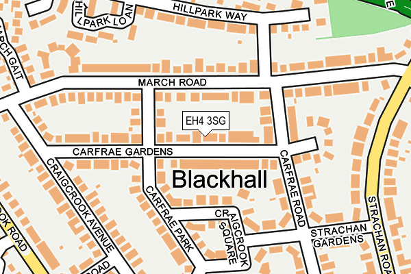 EH4 3SG map - OS OpenMap – Local (Ordnance Survey)