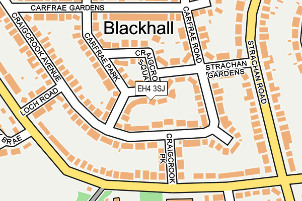 EH4 3SJ map - OS OpenMap – Local (Ordnance Survey)