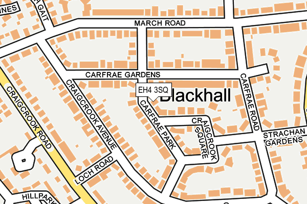 EH4 3SQ map - OS OpenMap – Local (Ordnance Survey)