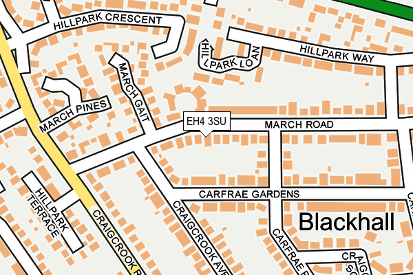 EH4 3SU map - OS OpenMap – Local (Ordnance Survey)