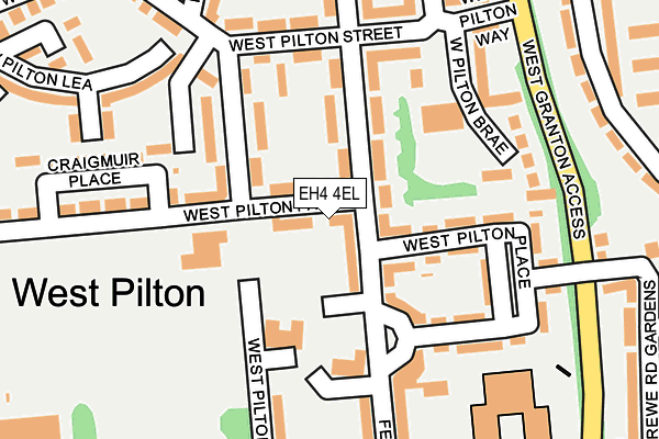 EH4 4EL map - OS OpenMap – Local (Ordnance Survey)