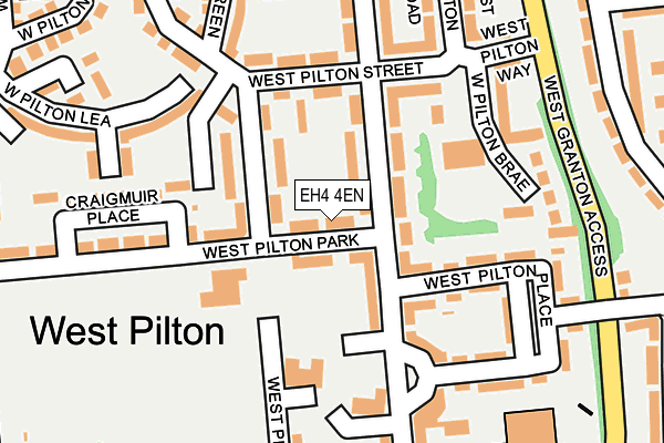 EH4 4EN map - OS OpenMap – Local (Ordnance Survey)