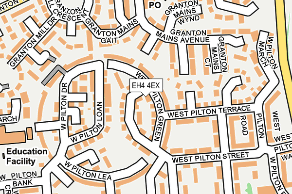 EH4 4EX map - OS OpenMap – Local (Ordnance Survey)