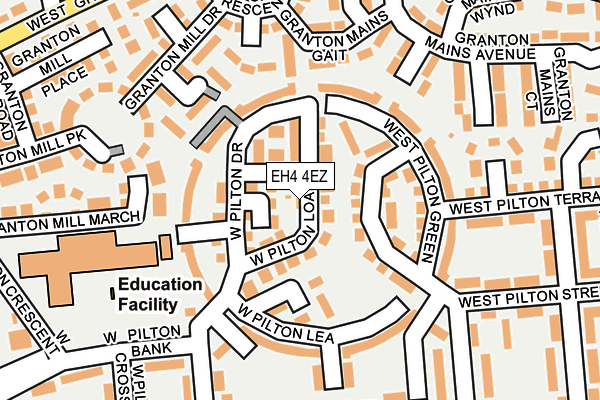 EH4 4EZ map - OS OpenMap – Local (Ordnance Survey)