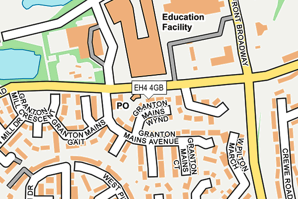 EH4 4GB map - OS OpenMap – Local (Ordnance Survey)