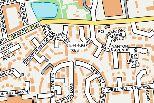 EH4 4GG map - OS OpenMap – Local (Ordnance Survey)