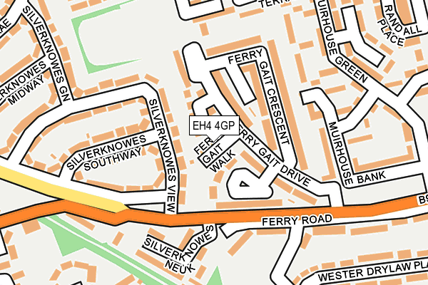 EH4 4GP map - OS OpenMap – Local (Ordnance Survey)