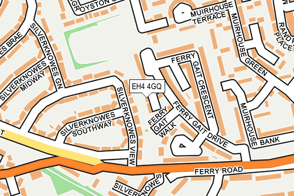 EH4 4GQ map - OS OpenMap – Local (Ordnance Survey)