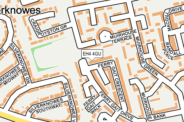 EH4 4GU map - OS OpenMap – Local (Ordnance Survey)