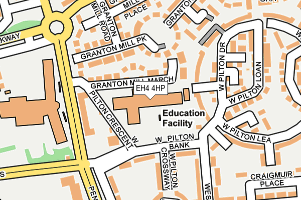 EH4 4HP map - OS OpenMap – Local (Ordnance Survey)