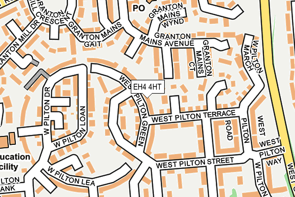 EH4 4HT map - OS OpenMap – Local (Ordnance Survey)