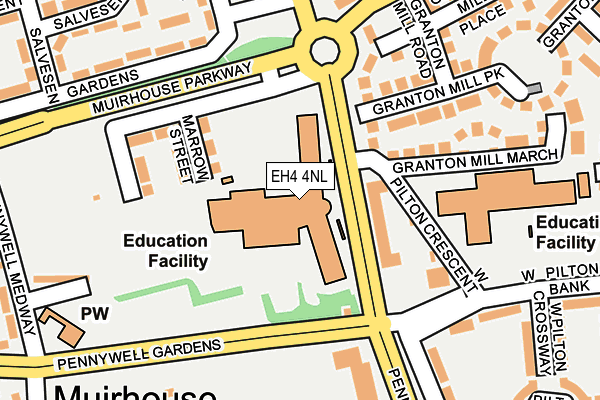 EH4 4NL map - OS OpenMap – Local (Ordnance Survey)