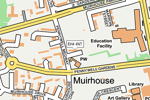 EH4 4NT map - OS OpenMap – Local (Ordnance Survey)