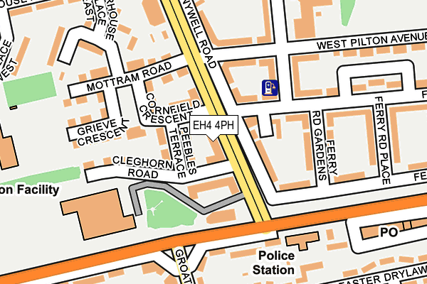 EH4 4PH map - OS OpenMap – Local (Ordnance Survey)