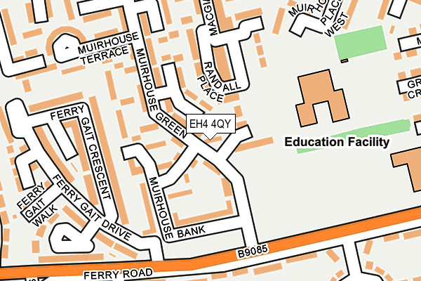 EH4 4QY map - OS OpenMap – Local (Ordnance Survey)