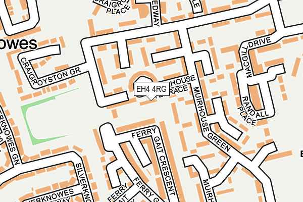 EH4 4RG map - OS OpenMap – Local (Ordnance Survey)