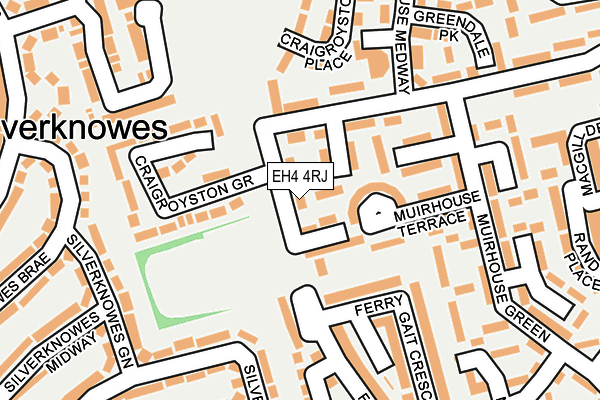 EH4 4RJ map - OS OpenMap – Local (Ordnance Survey)