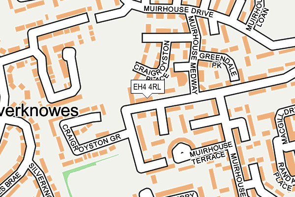 EH4 4RL map - OS OpenMap – Local (Ordnance Survey)