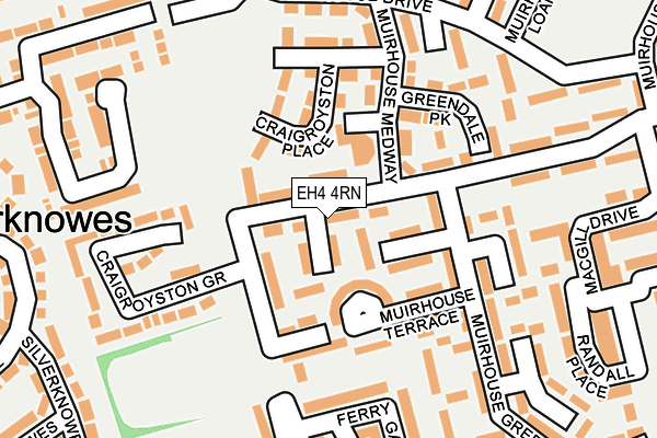 EH4 4RN map - OS OpenMap – Local (Ordnance Survey)