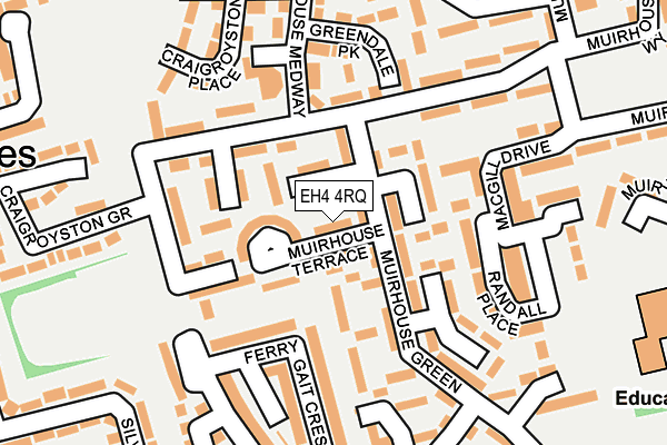 EH4 4RQ map - OS OpenMap – Local (Ordnance Survey)