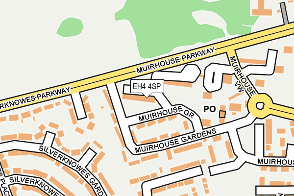 EH4 4SP map - OS OpenMap – Local (Ordnance Survey)