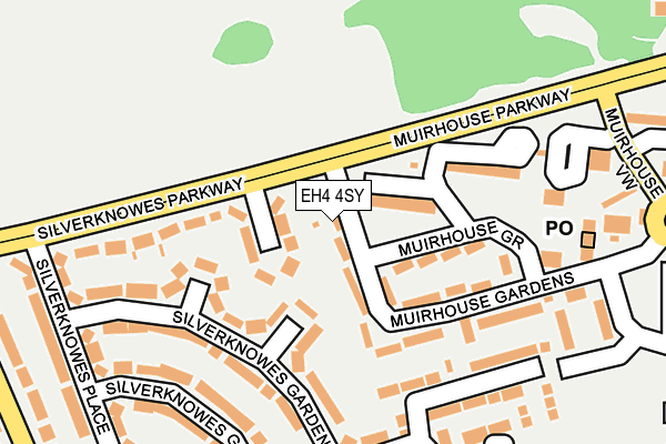 EH4 4SY map - OS OpenMap – Local (Ordnance Survey)