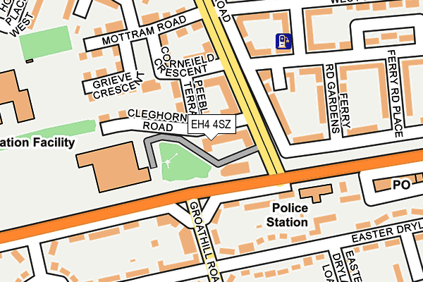 EH4 4SZ map - OS OpenMap – Local (Ordnance Survey)