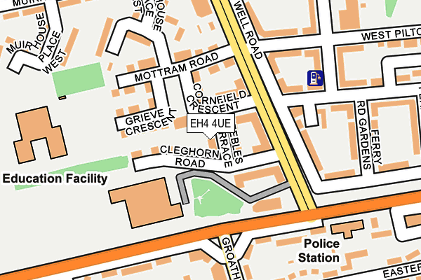 EH4 4UE map - OS OpenMap – Local (Ordnance Survey)