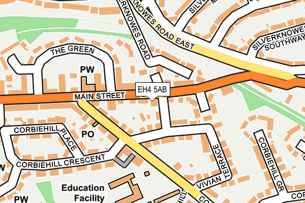 EH4 5AB map - OS OpenMap – Local (Ordnance Survey)