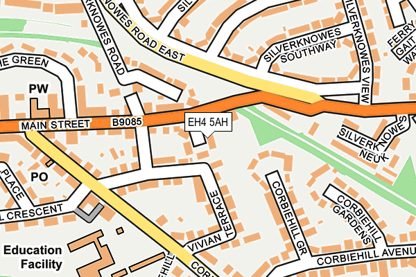 EH4 5AH map - OS OpenMap – Local (Ordnance Survey)