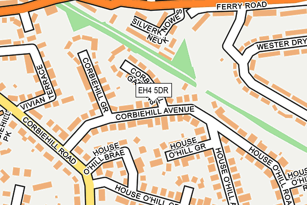 EH4 5DR map - OS OpenMap – Local (Ordnance Survey)