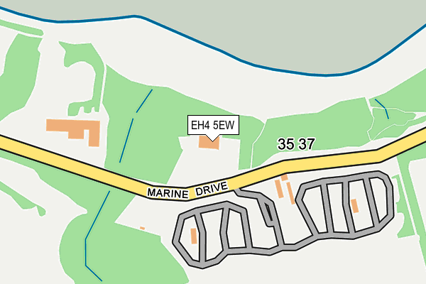 EH4 5EW map - OS OpenMap – Local (Ordnance Survey)