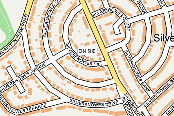 EH4 5HE map - OS OpenMap – Local (Ordnance Survey)