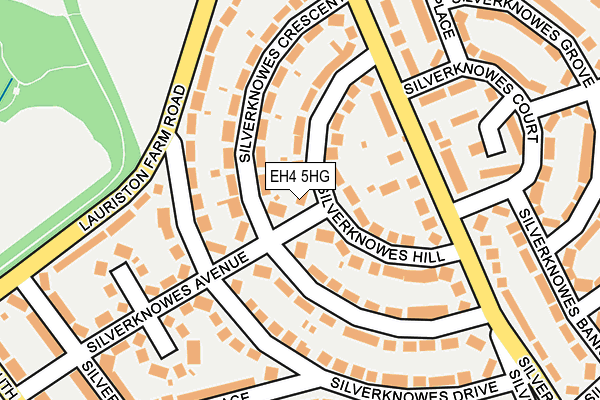EH4 5HG map - OS OpenMap – Local (Ordnance Survey)