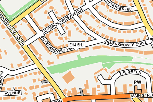EH4 5HJ map - OS OpenMap – Local (Ordnance Survey)