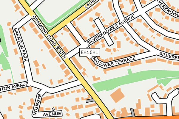 EH4 5HL map - OS OpenMap – Local (Ordnance Survey)