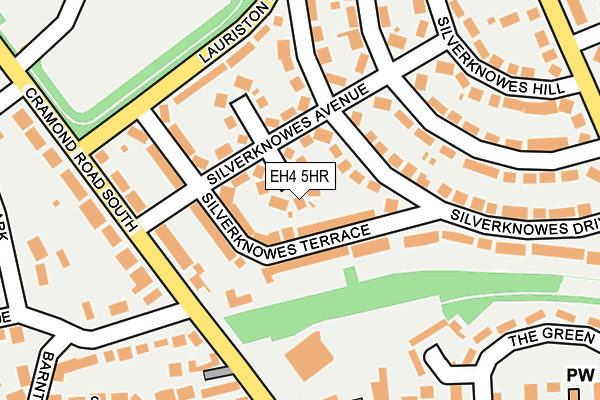 EH4 5HR map - OS OpenMap – Local (Ordnance Survey)