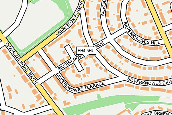 EH4 5HU map - OS OpenMap – Local (Ordnance Survey)