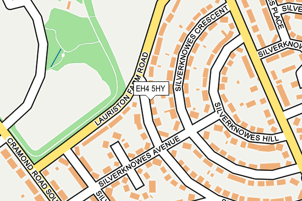 EH4 5HY map - OS OpenMap – Local (Ordnance Survey)