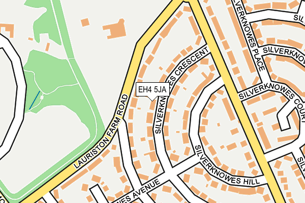 EH4 5JA map - OS OpenMap – Local (Ordnance Survey)