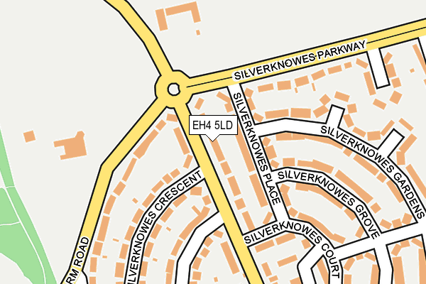 EH4 5LD map - OS OpenMap – Local (Ordnance Survey)