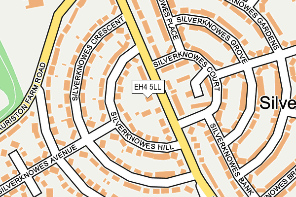 EH4 5LL map - OS OpenMap – Local (Ordnance Survey)