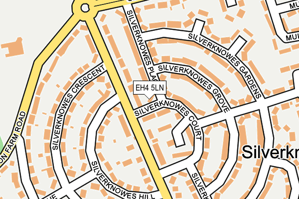 EH4 5LN map - OS OpenMap – Local (Ordnance Survey)