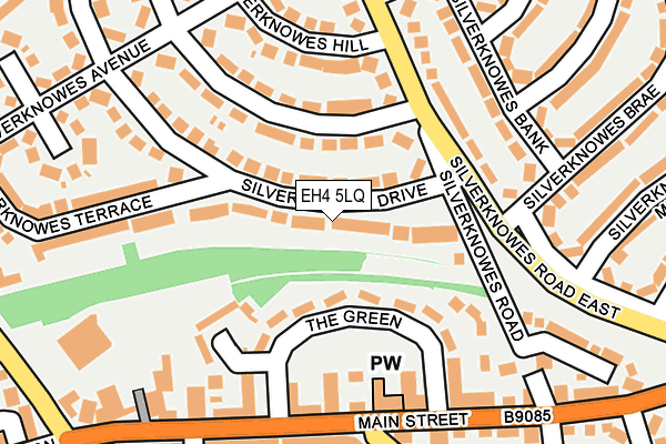 EH4 5LQ map - OS OpenMap – Local (Ordnance Survey)