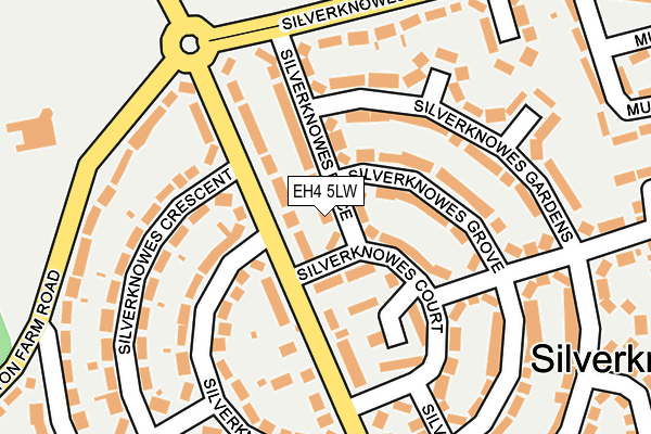 EH4 5LW map - OS OpenMap – Local (Ordnance Survey)