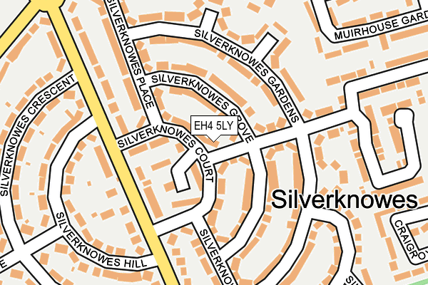 EH4 5LY map - OS OpenMap – Local (Ordnance Survey)