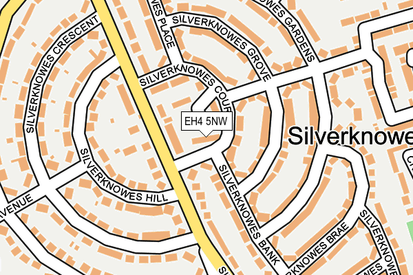 EH4 5NW map - OS OpenMap – Local (Ordnance Survey)