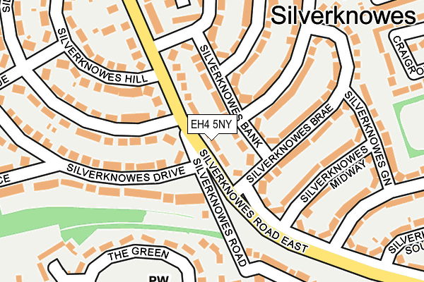 EH4 5NY map - OS OpenMap – Local (Ordnance Survey)