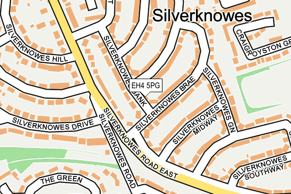 EH4 5PG map - OS OpenMap – Local (Ordnance Survey)