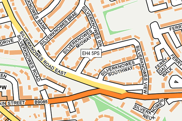 EH4 5PS map - OS OpenMap – Local (Ordnance Survey)